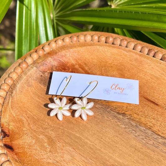 PEARL TIARE HOOPS