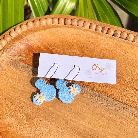 MINNIE HOOP - BLUE W TIARE