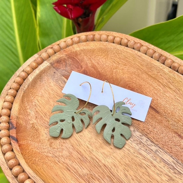 GREEN - LARGE MONSTERA