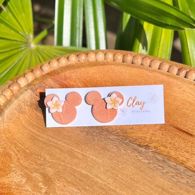 MINNIE STUDS - PEACH