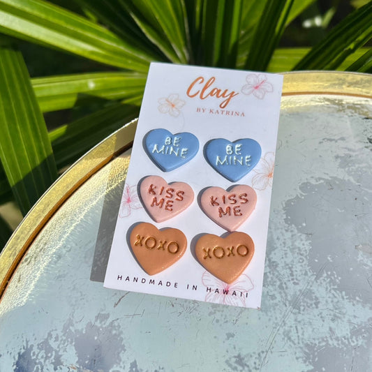 CONVERSATION HEARTS STUD PACK