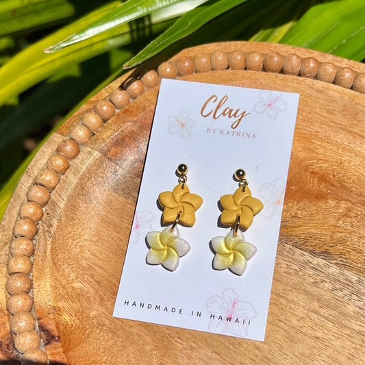 DOUBLE PLUMERIA-YELLOW/PEARL