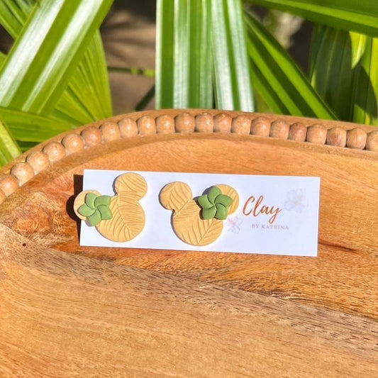 MINNIE STUDS - YLW + GREEN