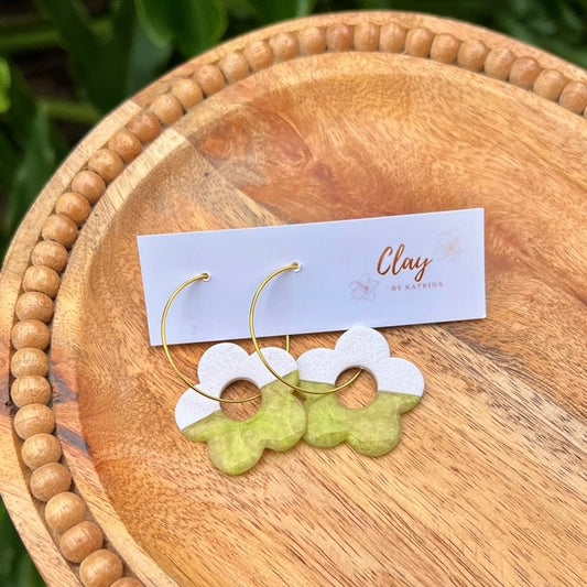 FLOWER HOOP - GREEN