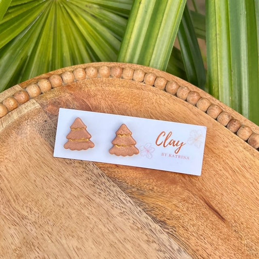 XMAS STUDS - COPPER