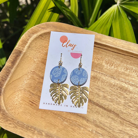 BLUE MONSTERA CHARM