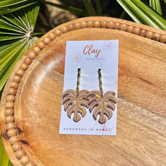 MONSTERA DANGLE (beige)