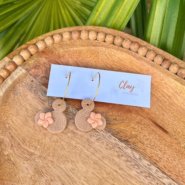 MINNIE HOOP - BROWN/ORANGE