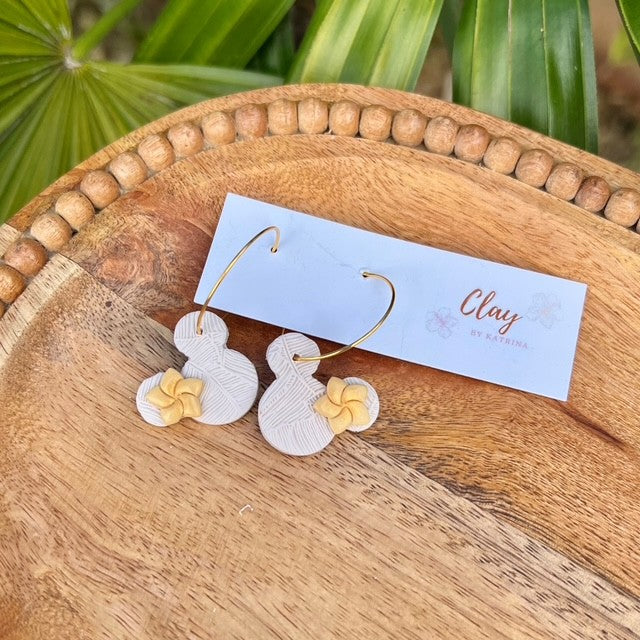 MINNIE HOOP - CREAM/YELLOW