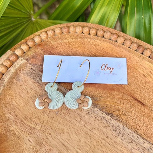 MINNIE HOOP - GREEN/BROWN