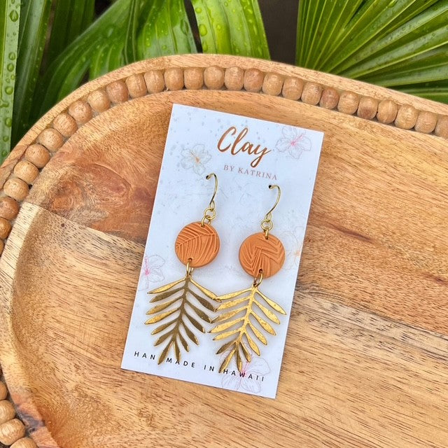 ORANGE LEAF DANGLE