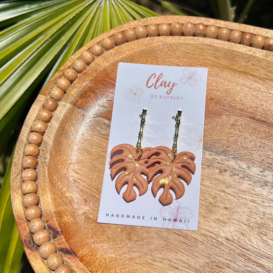 MONSTERA DANGLE (orange)