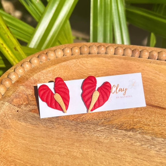 ANTHURIUM STUD - RED