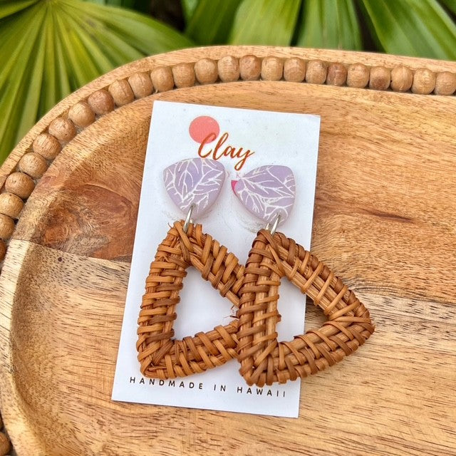 RATTAN - MAUVE TRIANGLE