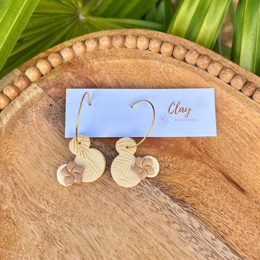 MINNIE HOOP - YELLOW/BROWN