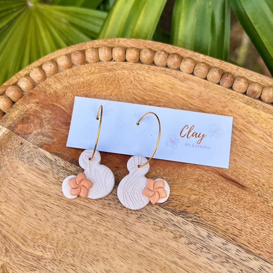 MINNIE HOOP - CREAM/ORANGE