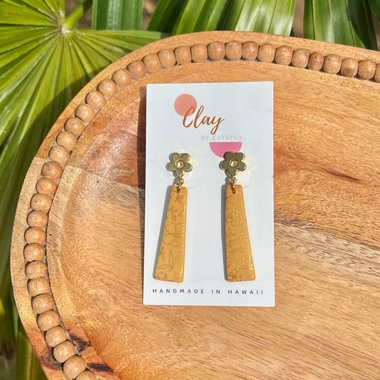 YELLOW FLORAL TRAPEZIUM